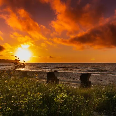 Traumhaftes In Exklusiver Lage - Odins Blick 16 - Privatstrand, Gartenanlage, Sauna Apartmán Lobbe