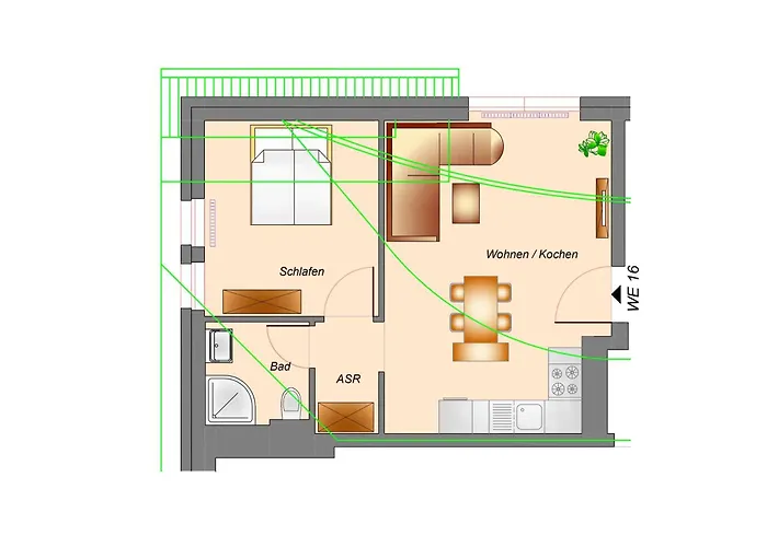 Daire Traumhaftes In Exklusiver Lage - Odins Blick 16 - Privatstrand, Gartenanlage, Sauna Lobbe